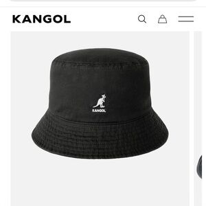 NWT Kangol Classic Black Bucket Hat